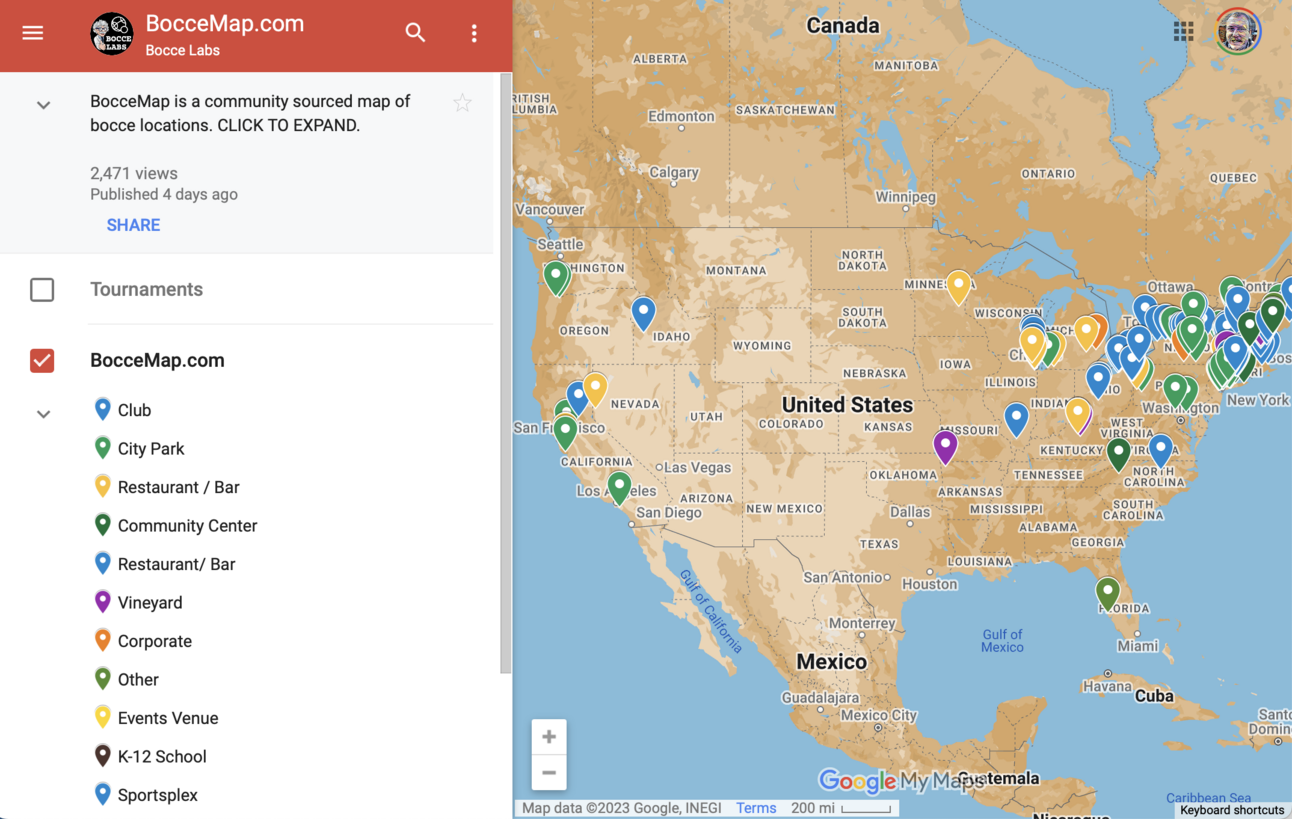 Where to play bocce